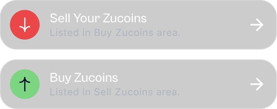 Image of create a listing options in Zutopia