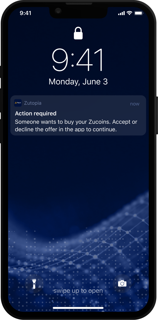 Instant trade alerts.